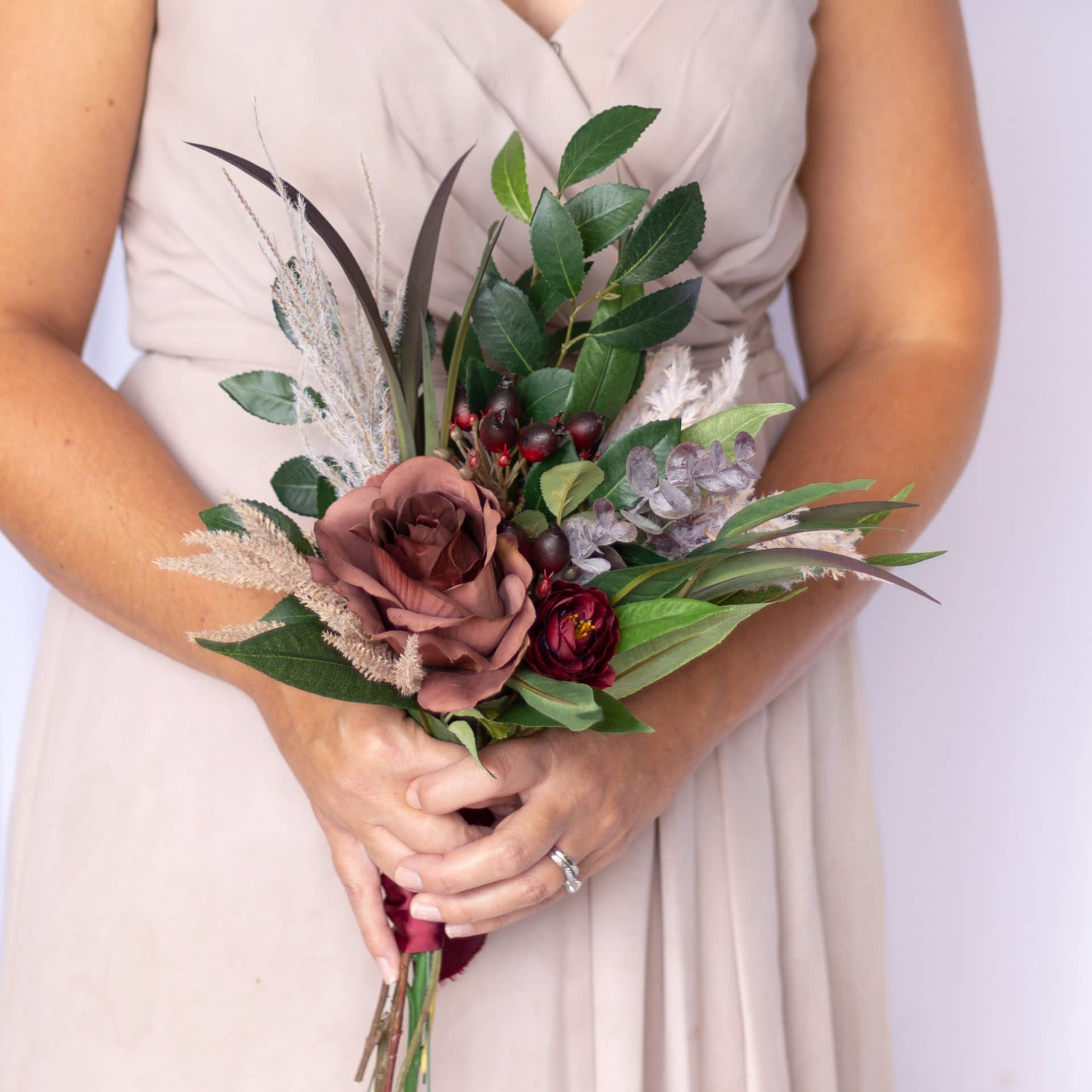 Moody Silk Wedding Bouquet