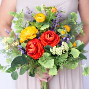 Colorful Bridesmaid Bouquet