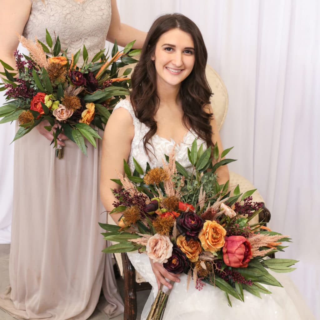Whitney Bride and Bridesmaid Bouquet