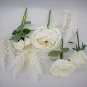 Debra White Silk Wedding Cake Flowers