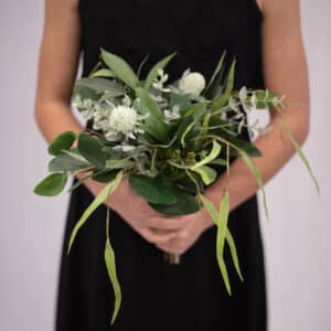 Thistle Mini Silk Greenery Bouquet Rentals