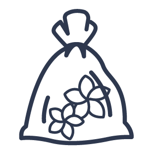 flower bundle icon