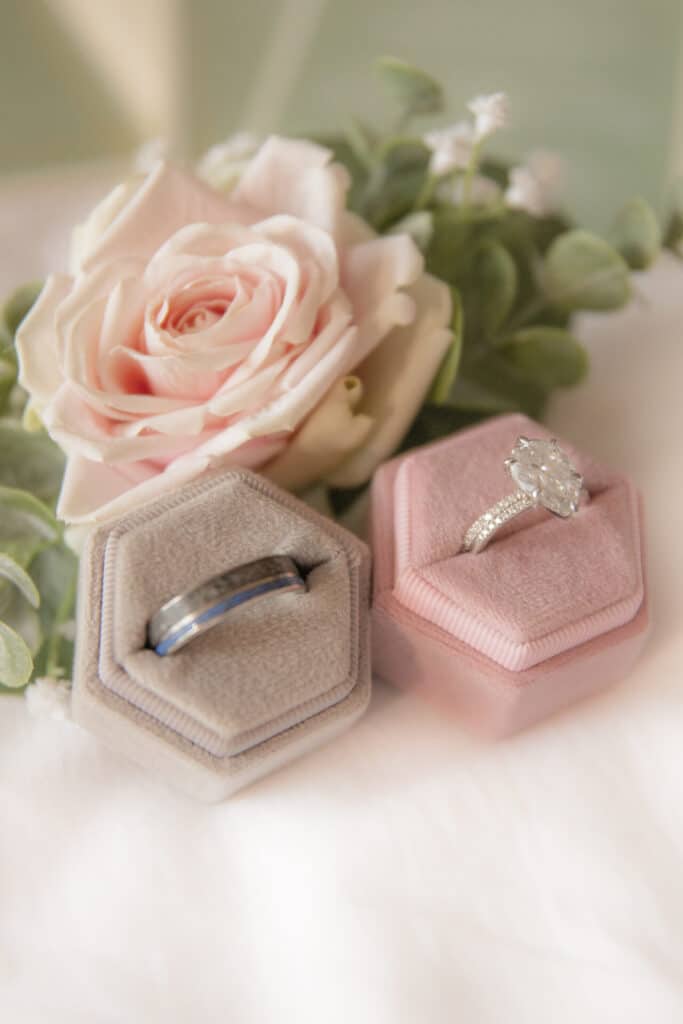 Claire + AJ Wedding Rings