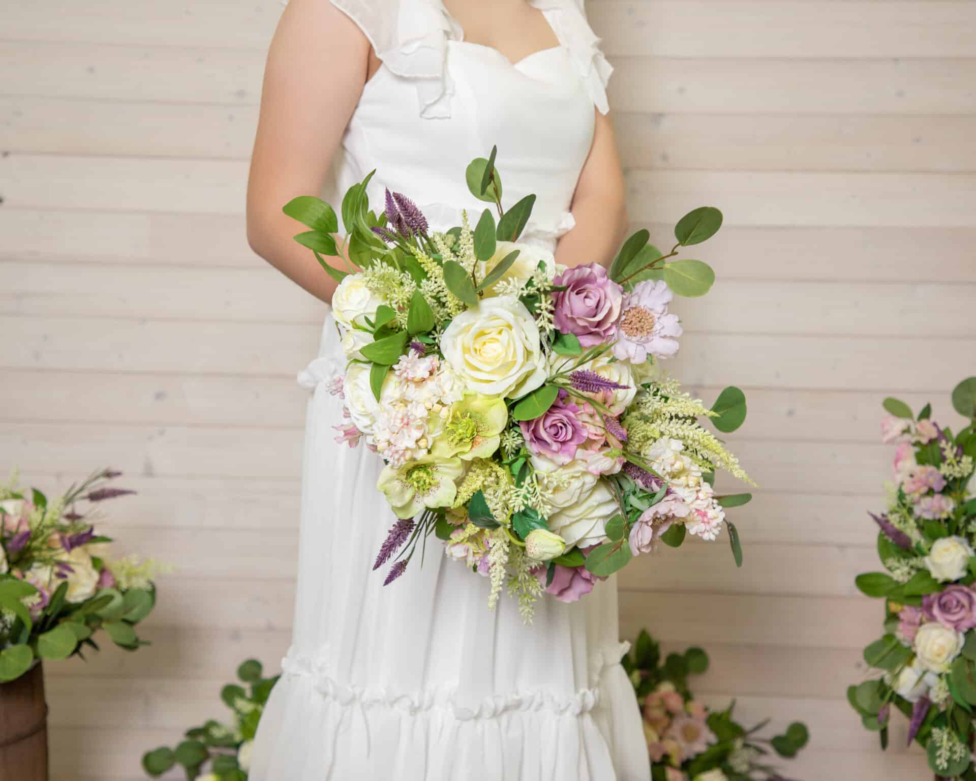 Pastel Garden Premium Silk Wedding Flowers