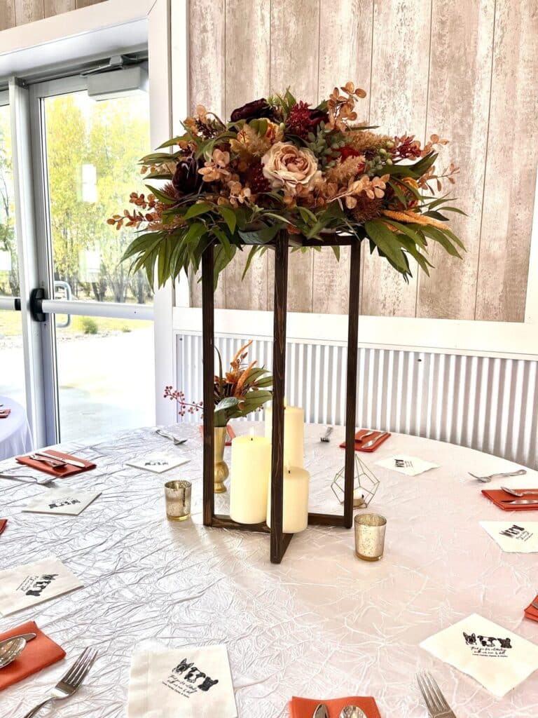Elevated Table Topper Wedding Decor