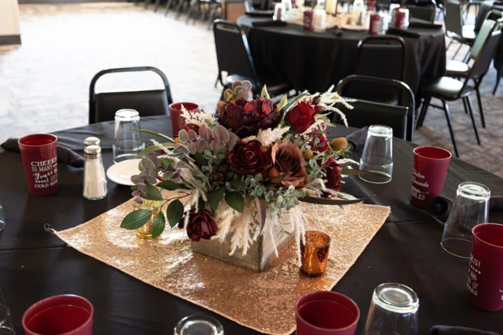 Madeline Collection Table Centerpiece at Reception