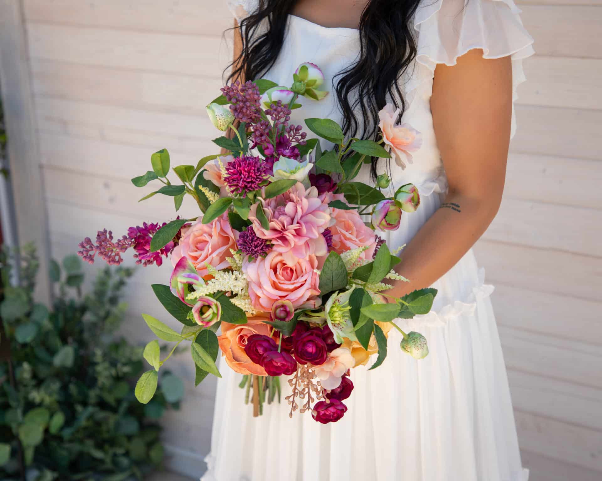 Vivian Grace Creations Silk Wedding Flowers