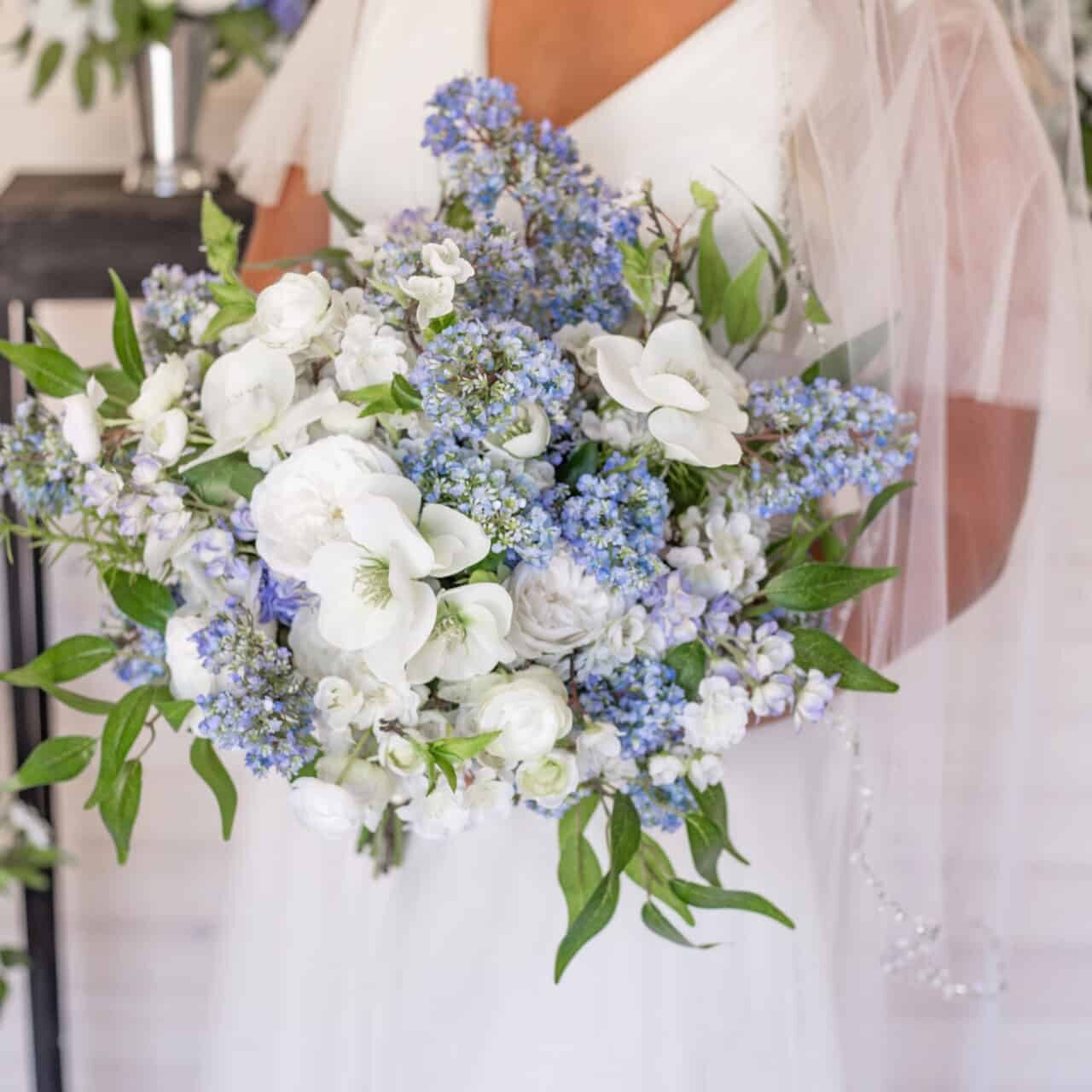 Kendall Silk Wedding Bouquet Flower Rental