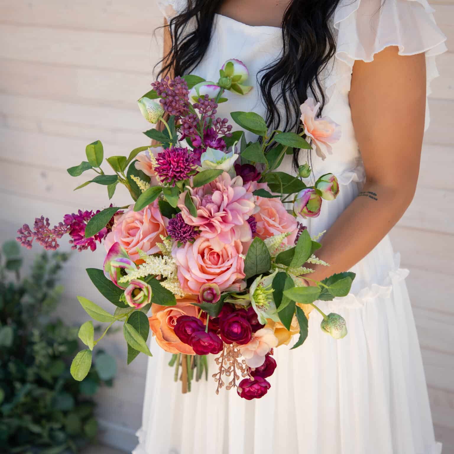 Vivian Grace Creations Silk Wedding Flowers